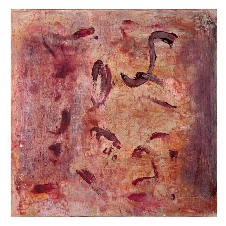 Abstracte compositie rood 2008