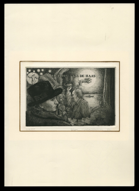 Ex libris G.G. De Haas 1986 6/100