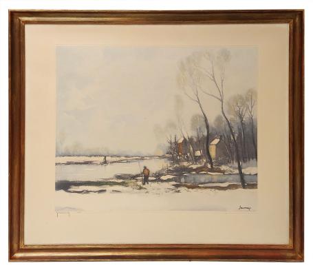 Winter aan de vijver Saverys 171/350