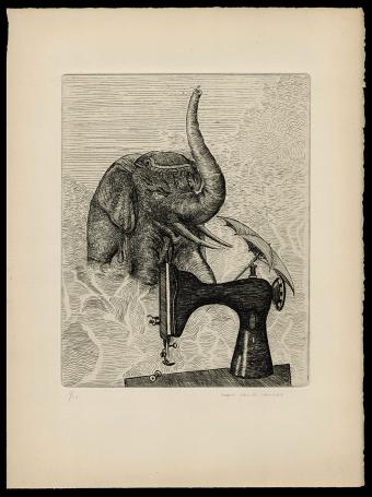 De naaiende olifant 1/10