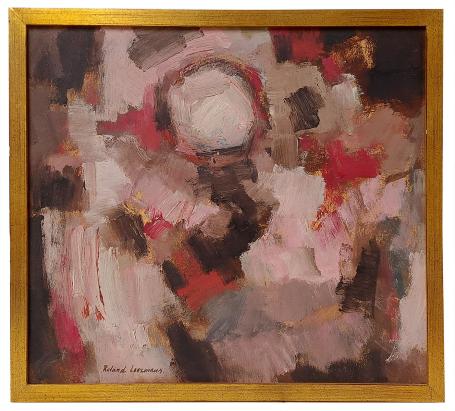 Abstract schilderij, Bloemen