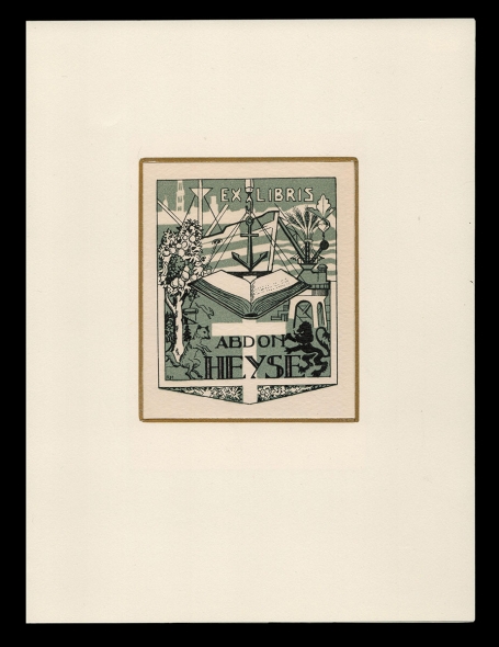 Ex Libris Abdon Heyse 1959