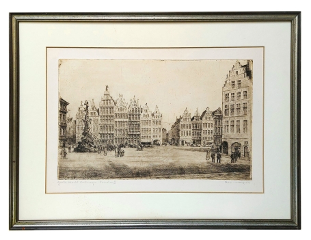 Grote Markt Antwerpen - toeristen 7/100