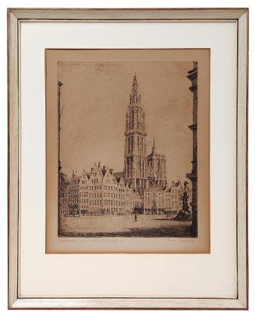 Kathedraal op de markt - Antwerpen 35/100