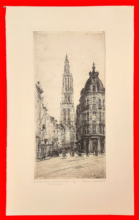O.L.Vr. toren - Nationalestr. Antwerpen 16/100