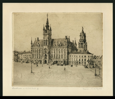 Stadhuis en O.L.Vr Kerk 40/50