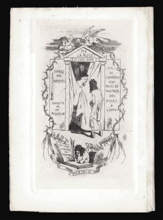 L'art priapique Frontispice 1864  Exsteens 686
