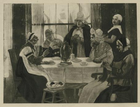 Félicien Rops met een heliogravure