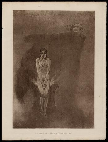 Heliogravure le plus bel amour de Don Juan 1908 Exsteens 428.2