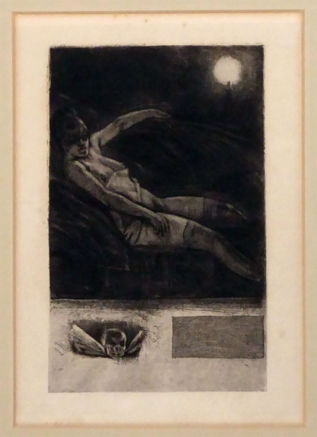 Félicien Rops met een heliogravure