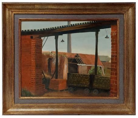 Steenwagens in de Boomse steenbakkerij 1983