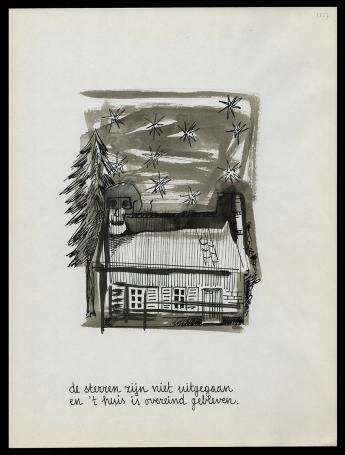 Tekening uit 1965 van Rudi Pillen kopen