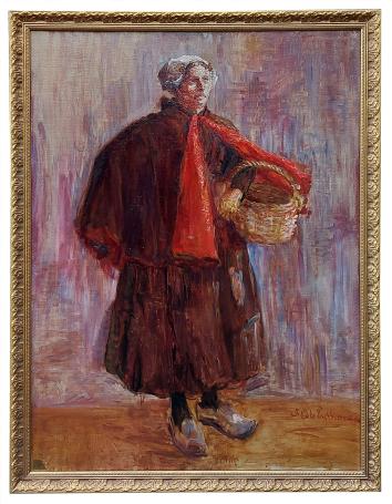 Nederlandse vrouw met mutsenbellen