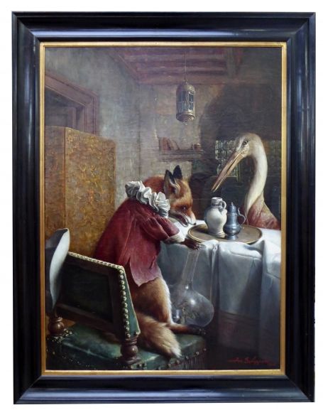 Le Renard Chez la Cicogne