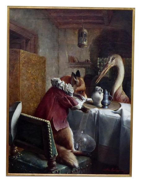 Le Renard Chez la Cicogne