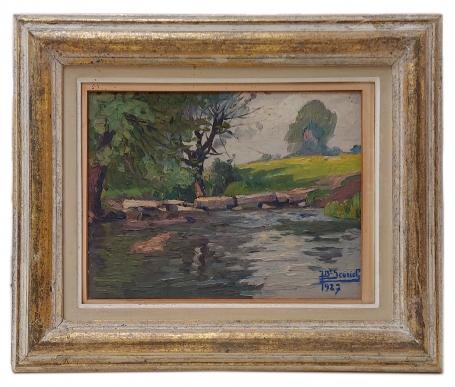 Le passage d'eau Tamines 1927