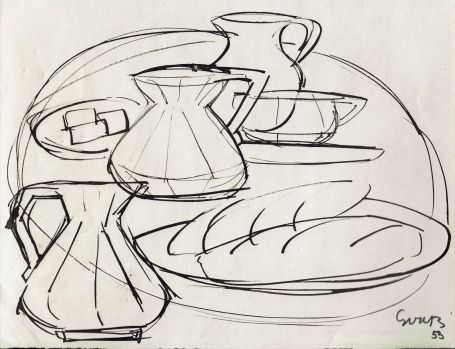 Abstracte vazen 1953