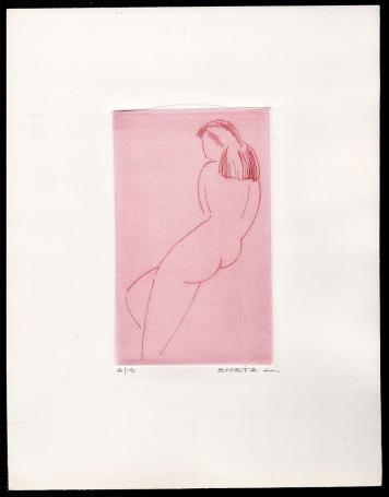 Ruggelings naakt met pony (haarstijl) 4/10