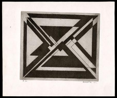 Compositie met driehoeken E.A.