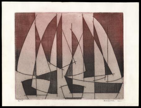 Abstractie, boten en zeilen 5/10