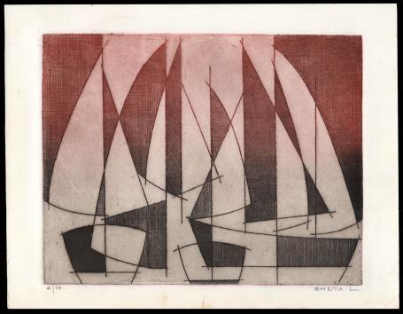 Abstractie, boten en zeilen 4/10