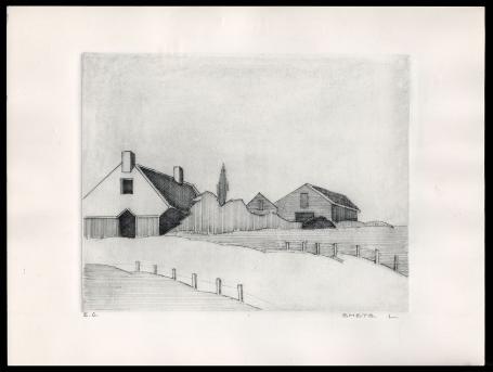 Ets, de boerderij in de velden E.A.