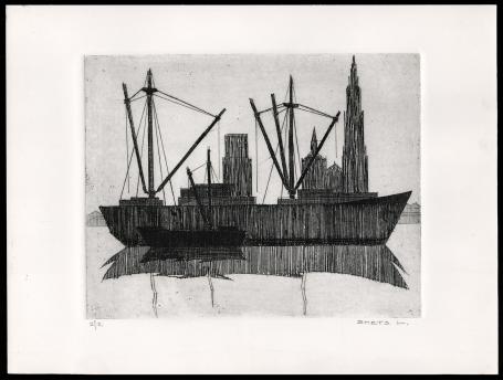Ets, boten te Antwerpen (zwart) 2/5