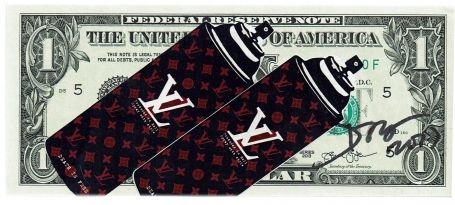 1 Dollar Louis Vuitton spray 2017