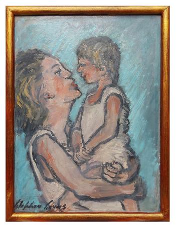 Schilderij van de Belgische kunstenaar Stephan Gorus