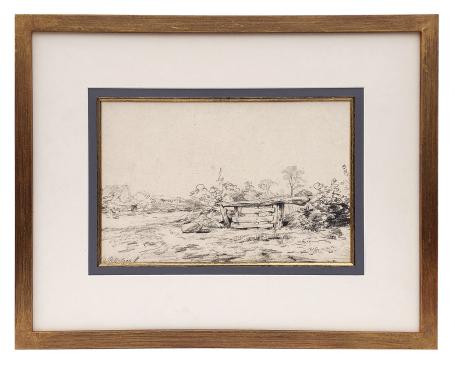 Waterput aan een boerderij