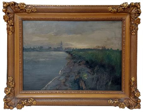De Schelde aan de bocht te St. Amands