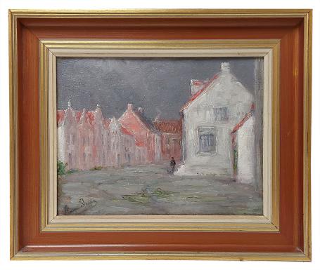 Kerkstraat te St Amands 1922