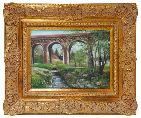 Vue de Braine-L'Alleud, aquaduct de Mont-Saint-Pont