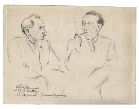 Albert Damman et Paul Matthijs 1948