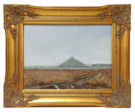 Landschap, zicht op de Leeuw van Waterloo 2015