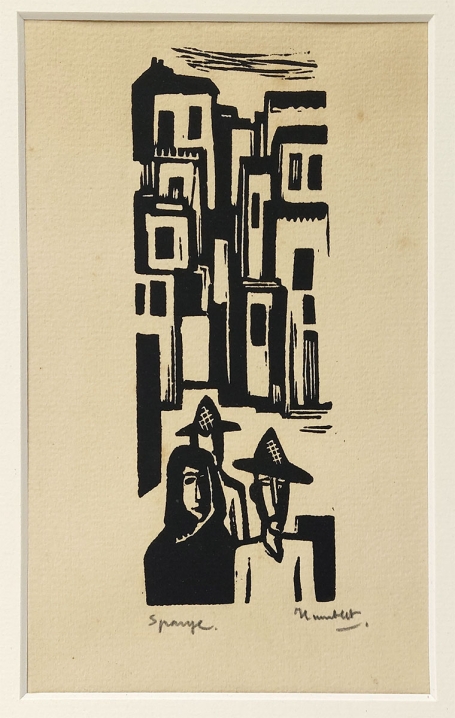 Kunstwerkje op papier van de Belgische kunstenaar Theo Humblet kopen