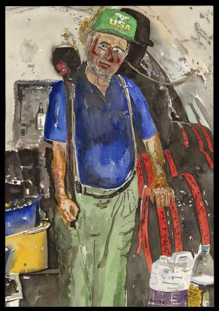 Wijnboer in Hongarije