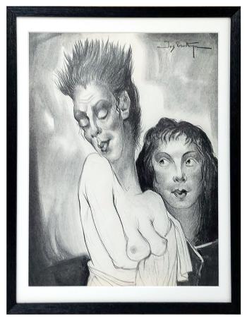 Tekening, schroom 1980