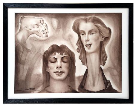 Tekening, De aanbidding 1980