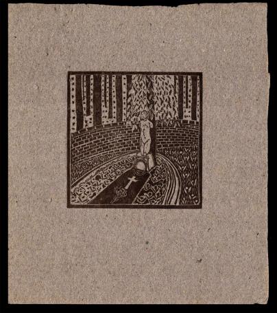 Houtsnede, Quelques images de la vie d'un artiste en 1917 planche 16