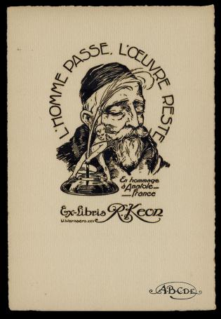 Ex-Libris R. Keor 1925