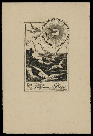 Ex-Libris Suzanne de Booy 1924