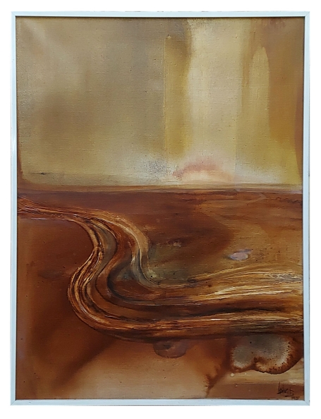 Kunstwerk van Indische kunstenares Usha Rappange Bhalla kopen