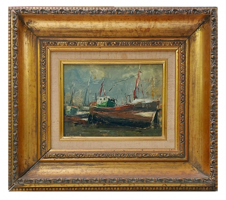 Olieverfschilderij uit 1990 van Vic Dooms kopen