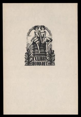 Ex libris E. Coignet
