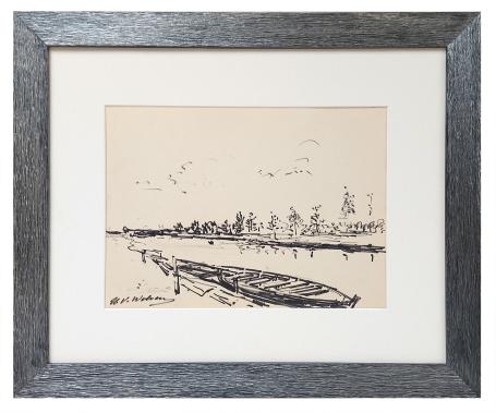 Sloepen in het kanaal