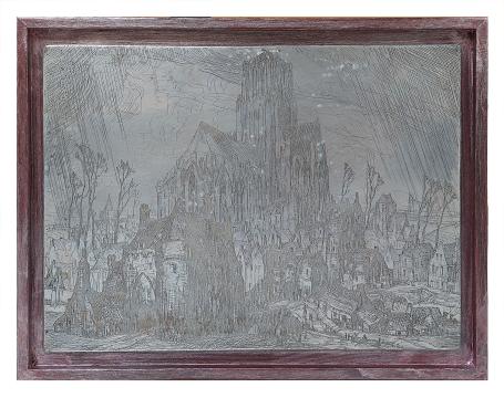 Etsplaat, de oude stad