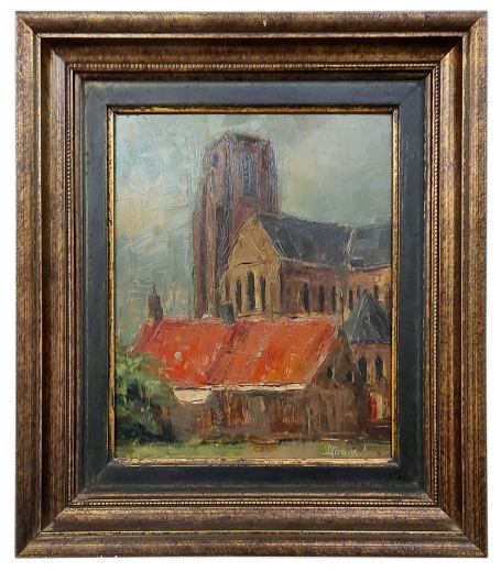 Schilderij  van de Belgische kunstenaar van Vic Dooms