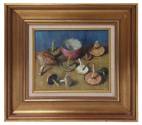 Stilleven, paddenstoelen