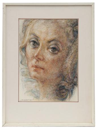 Pastel, Portretstudie